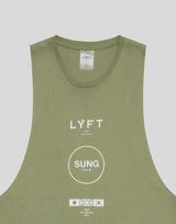 LÝFT x SUNG Drop Tanktop - Olive