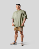 DSCY Back Print Big T-Shirt - Olive