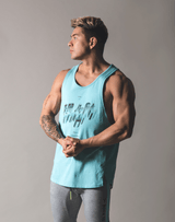 Metalic logo Tanktop - Mint Blue