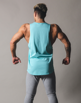Metalic logo Tanktop - Mint Blue