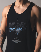 Metalic logo Tanktop - Black