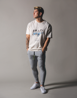 Metalic Logo Big T-Shirt - Off White