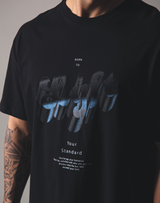 Metalic Logo Big T-Shirt - Black