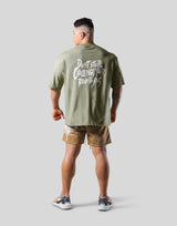 DSCY Back Print Big T-Shirt - Olive