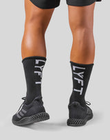 Calf LÝFT Logo Socks - Black