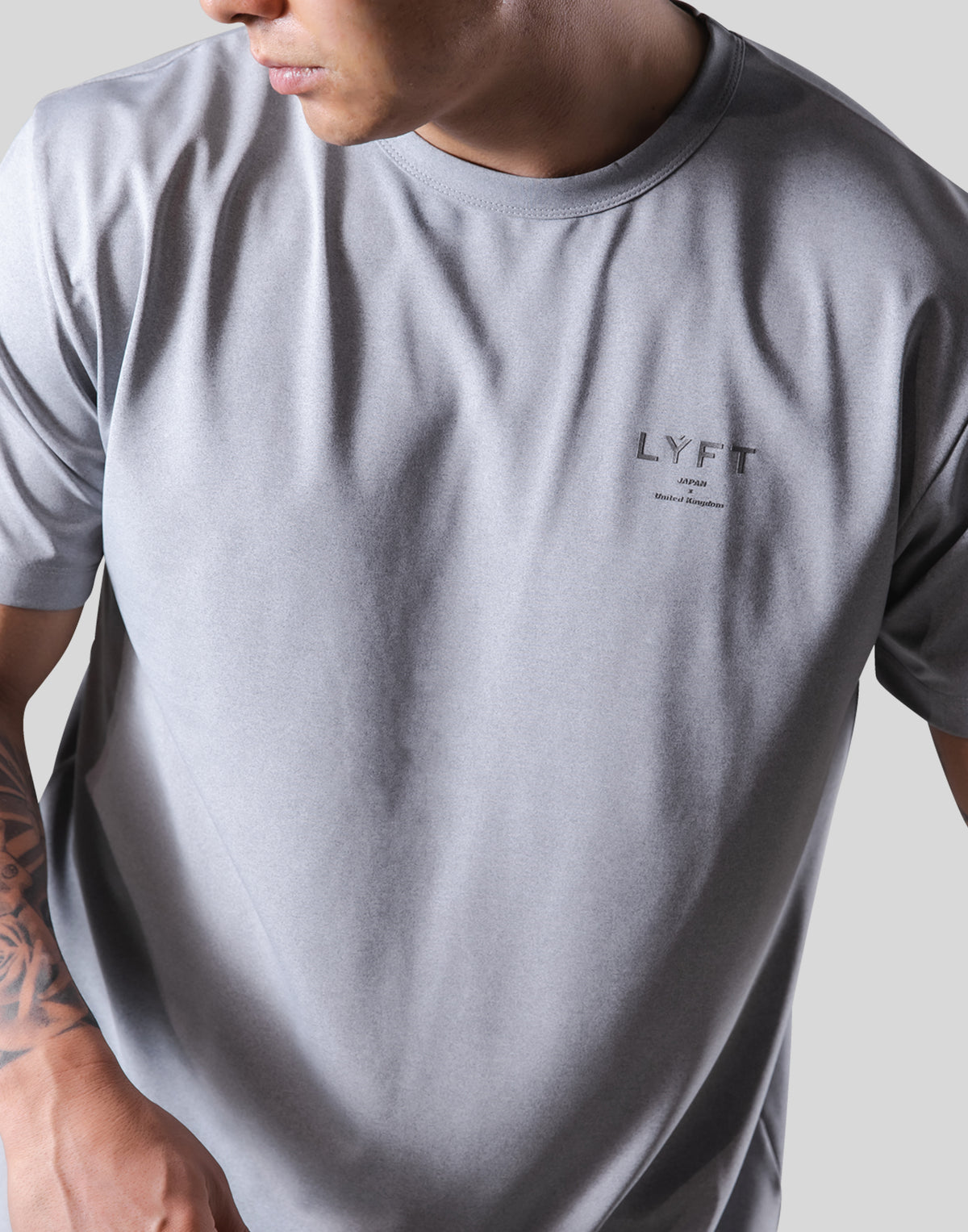 2Way Stretch Standard T-Shirt - Grey