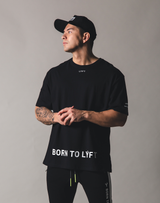 BORN TO LÝFT Big T-Shirt - Black