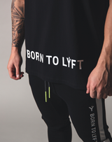 BORN TO LÝFT Big T-Shirt - Black