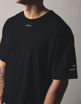 BORN TO LÝFT Big T-Shirt - Black