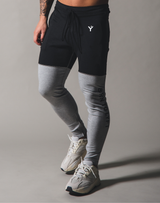 BORN TO LÝFT 2way combination Pants - Grey