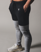 BORN TO LÝFT 2way combination Pants - Grey