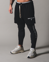 BORN TO LÝFT Sweat shorts - Black