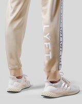 LÝFT Logo Line Jersey Pants - Beige