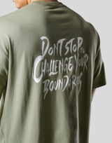 DSCY Back Print Big T-Shirt - Olive