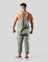 Lion Ring Vintage Training Tanktop - Olive