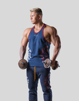LÝFT × Power House Gym Logo TankTop - Navy