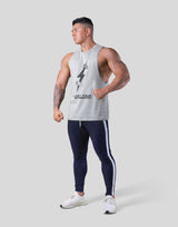Digital Dumbbell Drop Tanktop - Grey