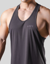 Stretch Waffle Nylon Training Tanktop - D.Grey