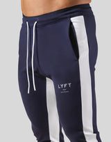 2Way Stretch Both Side Line Pants - Navy