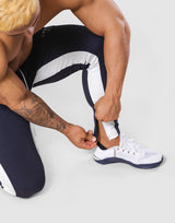 2Way Stretch Both Side Line Pants - Navy