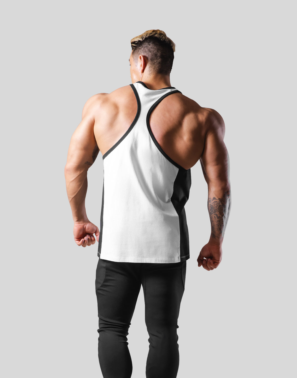 Side Separate Training Tanktop - White