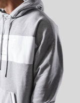 Wide Separate Oversize Sweat Hoodie - Grey