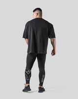 Big Y Logo Big T-Shirt - Black