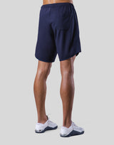 Stretch Seam Wide Shorts - Navy