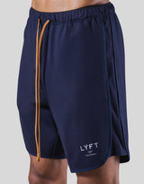 Stretch Seam Wide Shorts - Navy