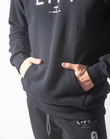 LÝFT Sweat Workout Pullover - Black