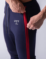 One Line Long Pants - Navy