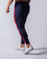 One Line Long Pants - Navy