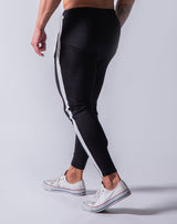 One Line Long Pants - Black