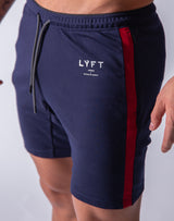 One Line Half Pants - Navy