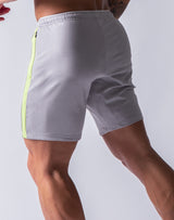 One Line Half Pants - Grey