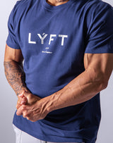 Silver foil LÝFT Standard T-Shirt - Navy