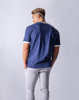 Neck LÝFT Big Size T-Shirt - Navy