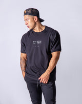 Neck LÝFT Big Size T-Shirt - Black