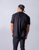 Neck LÝFT Big Size T-Shirt - Black