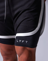 LÝFT Short Strong Shorts with leggings - Black