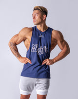 LÝFT Casual logo Tanktop - Navy/Pink