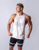 LÝFT Casual logo Tanktop - White/Blue