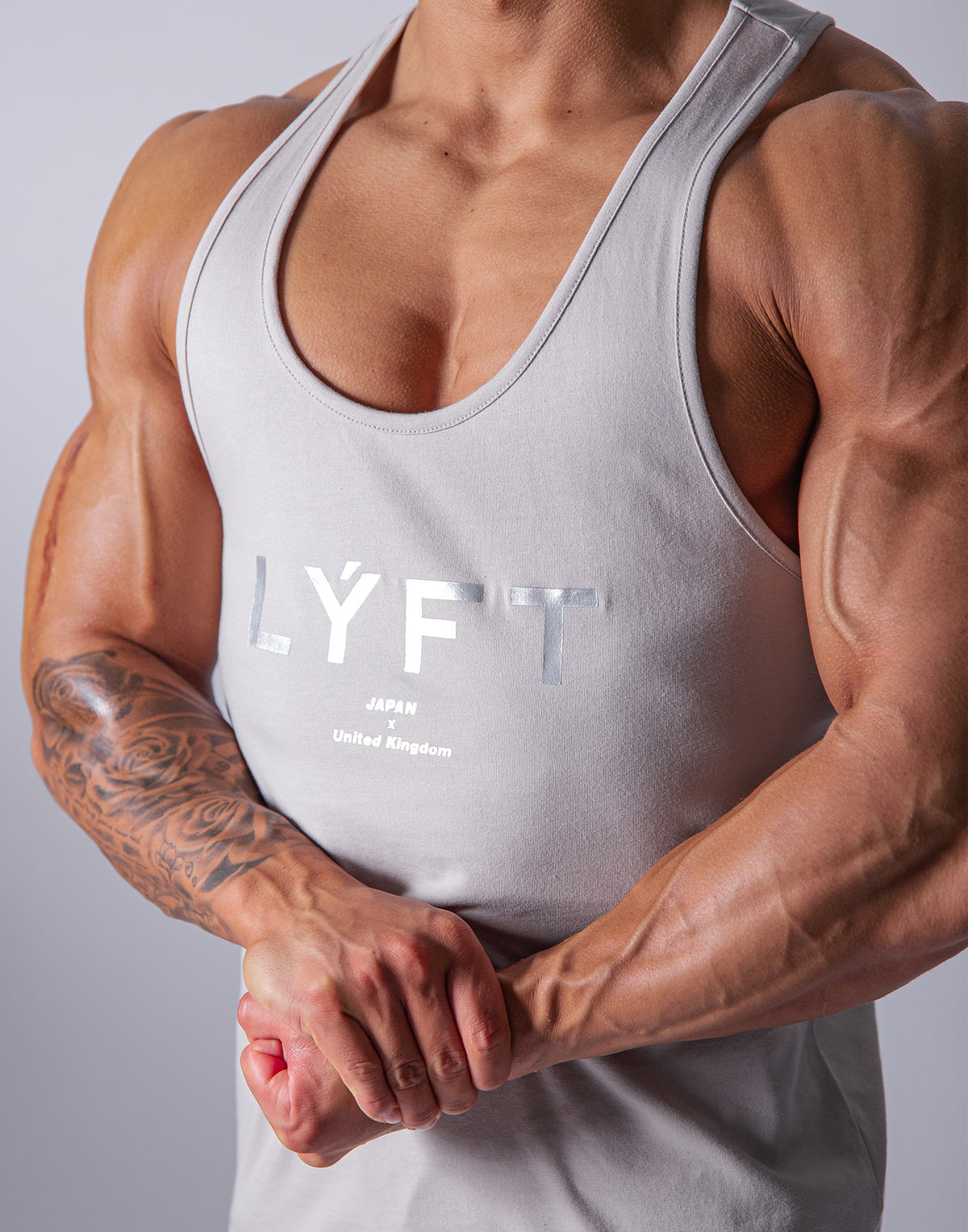 LÝFT Loose Tanktop - Grey/Ash
