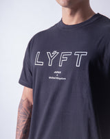 LÝFT Wide Big-size T-Shirt 2 - Black