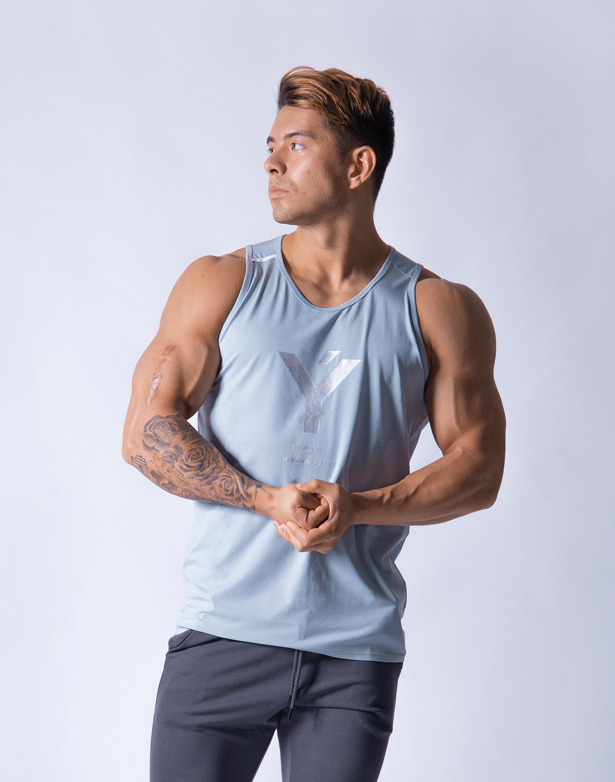 LYFT Standard Fit Tanktop 2 - Smoky Blue – LÝFT