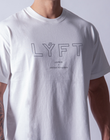 LÝFT Wide Big-size T-Shirt 2 - White