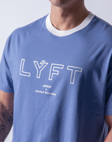 LÝFT Wide Big-size T-Shirt 2 - L.Blue
