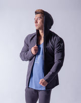 Ý 2way Workout Zip up Wear - Grey