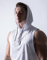 LÝFT 2Way Armhole Hoodie - White