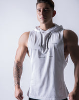 LÝFT 2Way Armhole Hoodie - White